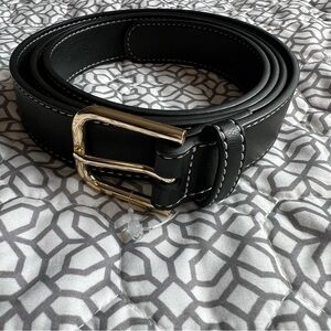 Max Mara Studio Women’s Leather Belt 44 (Grommets are at 30”-34” 5 Hole) NWOT